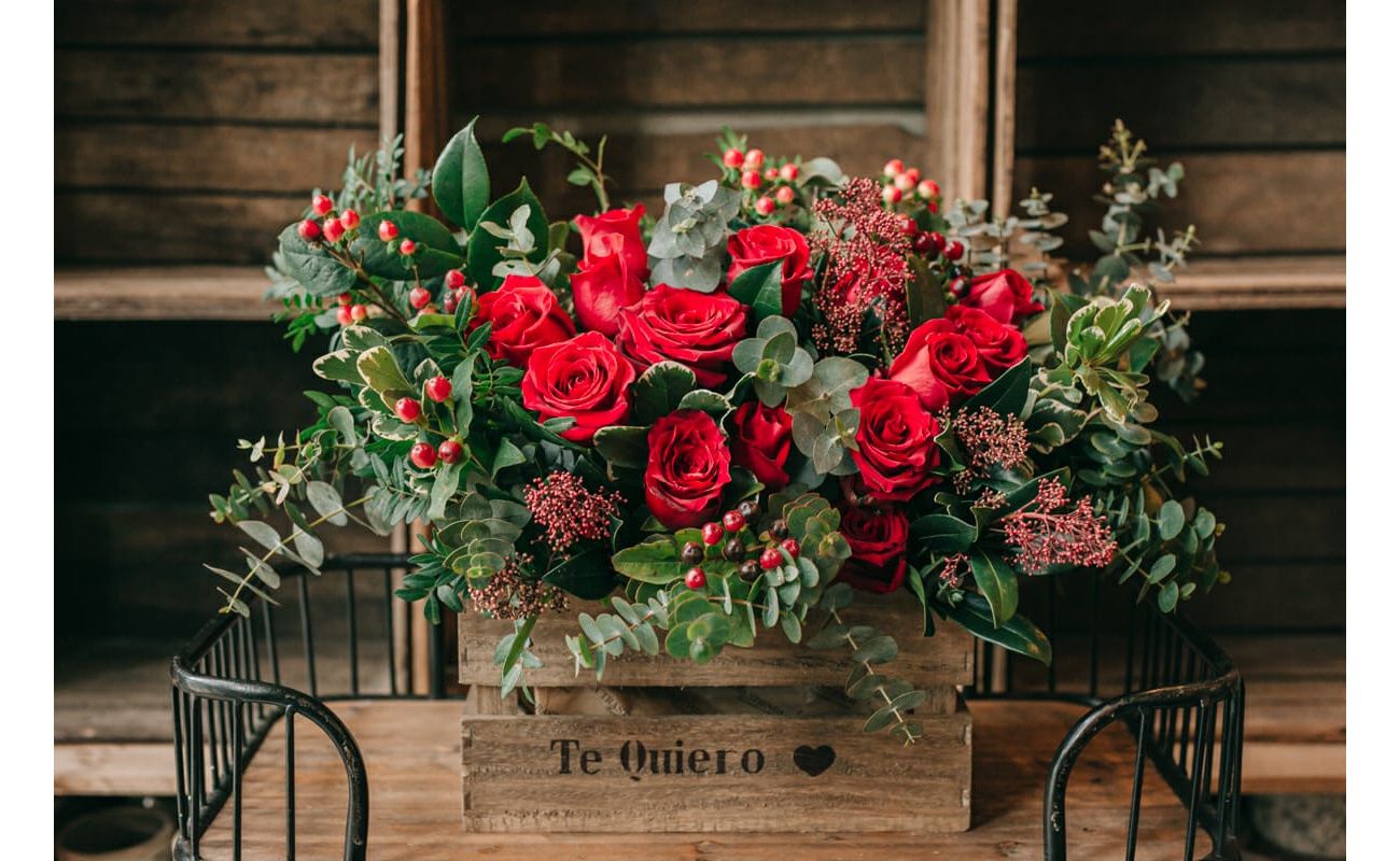 ramo de flores san valentin
